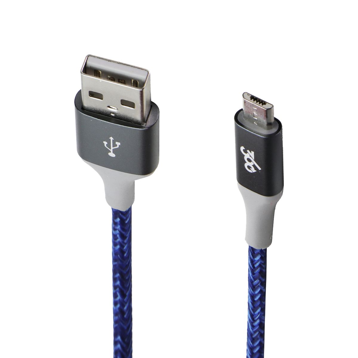 360 Electrical Habitat (4-Ft) Micro-USB to USB-A Charge Cable - Navy Blue Cell Phone - Cables & Adapters 360 Electrical - Simple Cell Bulk Wholesale Pricing - USA Seller