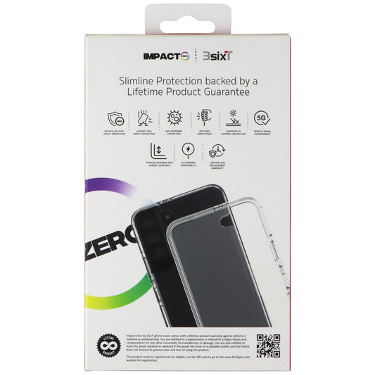 3SIXT Impact Zero Protective Case for Samsung Galaxy (S22+) - Clear Cell Phone - Cases, Covers & Skins 3SIXT - Simple Cell Bulk Wholesale Pricing - USA Seller