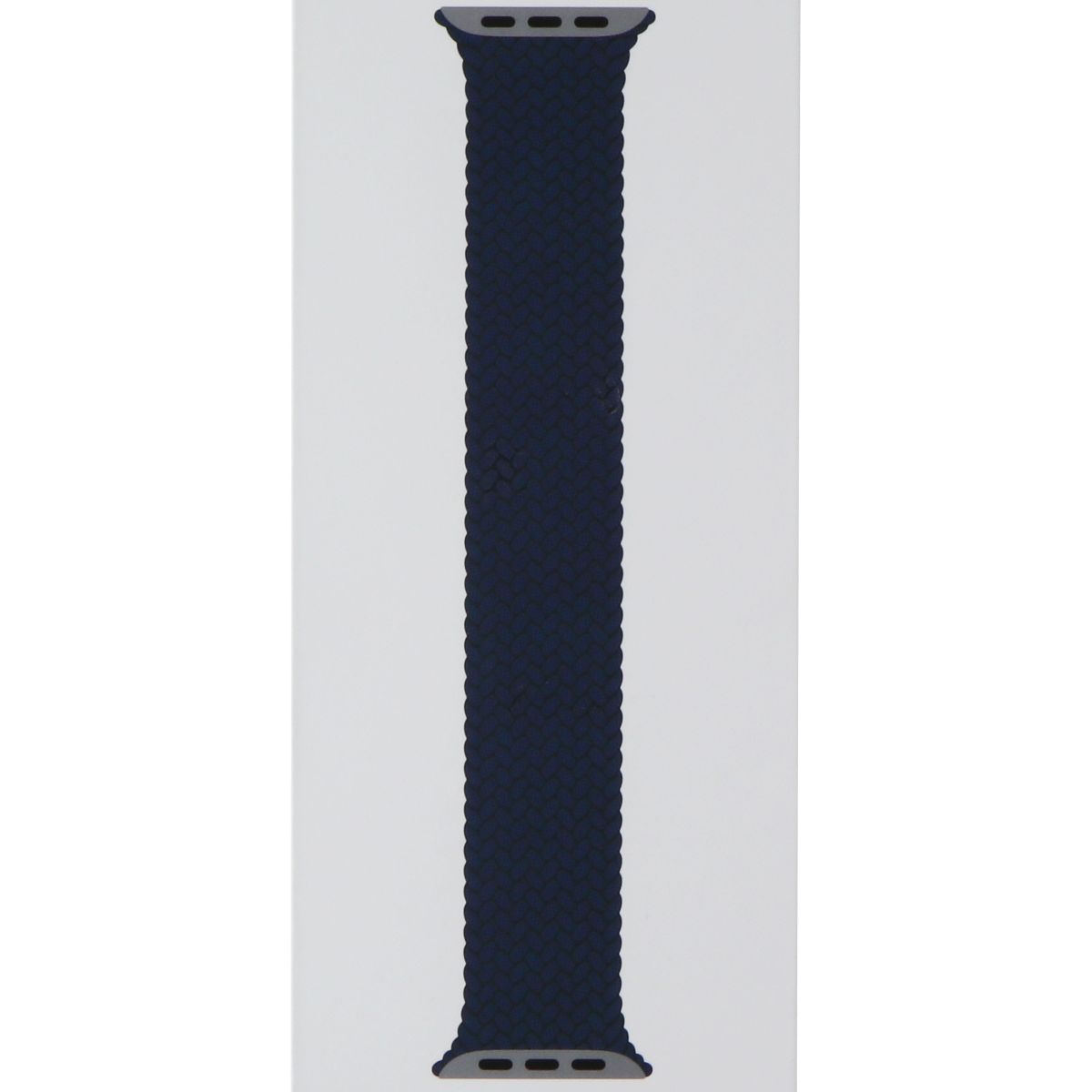 Apple 45mm Braided Solo Loop for Apple Watch 49/46/45/44mm - Abyss Blue/Size 12 Smart Watch Accessories - Watch Bands Apple - Simple Cell Bulk Wholesale Pricing - USA Seller