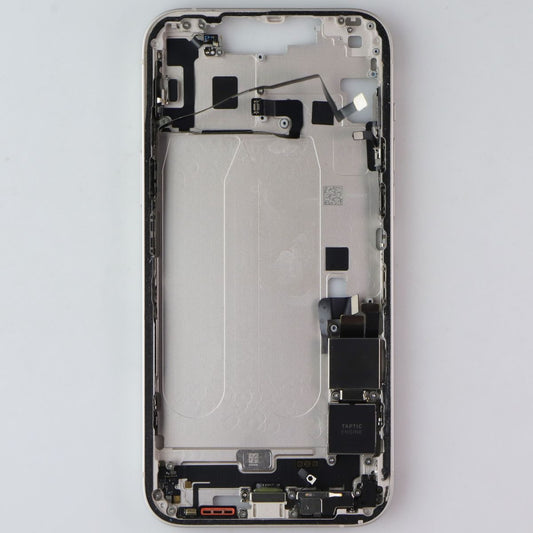 Repair Part OEM Pull Mid Frame Housing w/Small Parts (iPhone 14 Plus Starlight) Cell Phone - Replacement Parts & Tools Apple - Simple Cell Bulk Wholesale Pricing - USA Seller