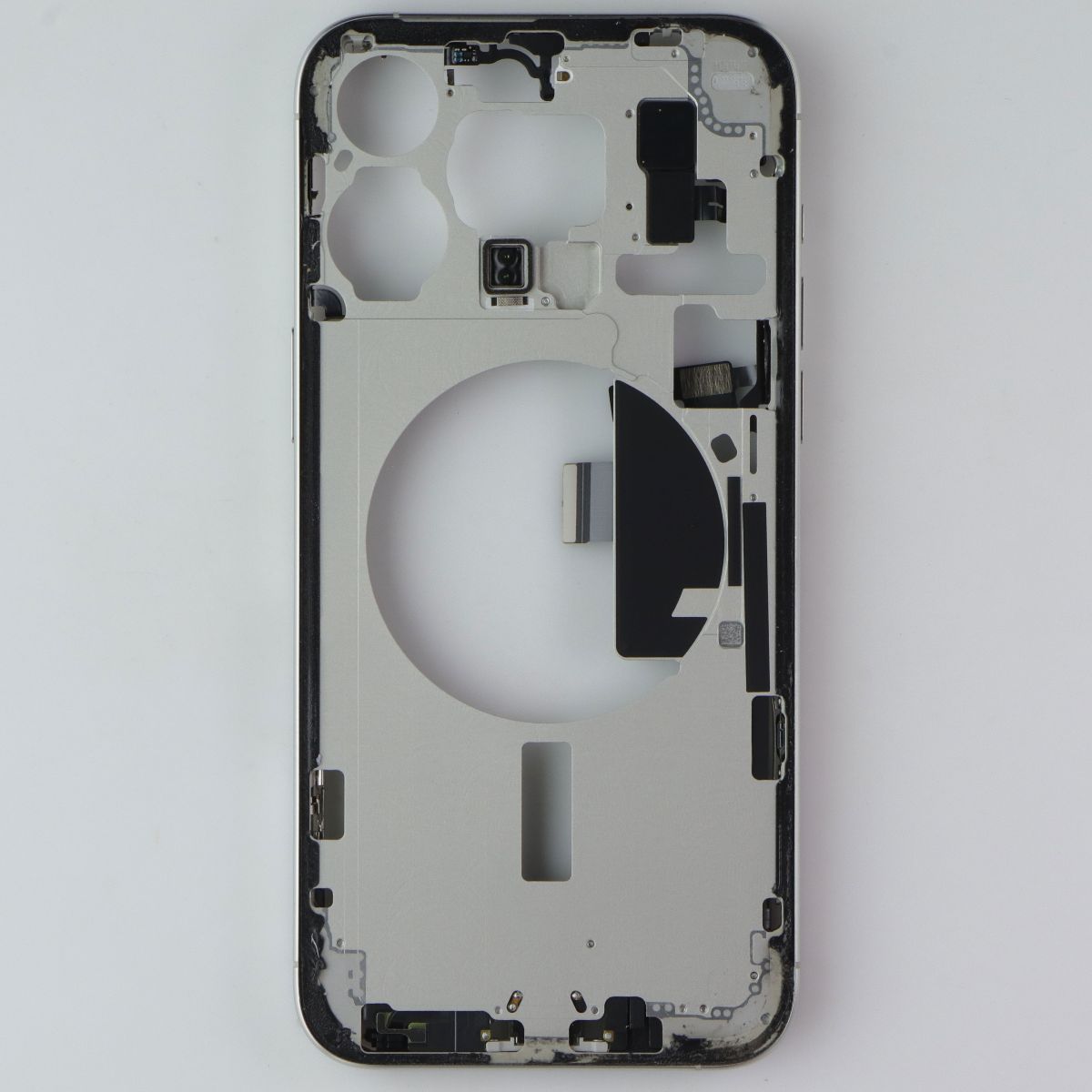 Repair Part - OEM Pull Housing Frame w/Small Parts for iPhone 15 Pro Max - White Cell Phone - Replacement Parts & Tools Apple - Simple Cell Bulk Wholesale Pricing - USA Seller