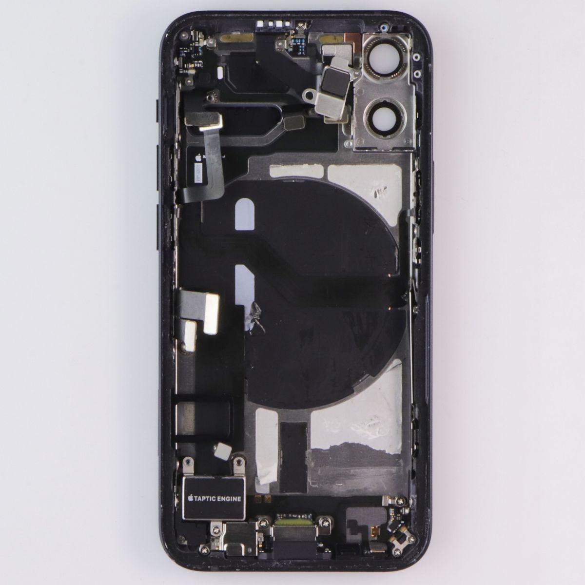 Repair Part OEM Pull Housing Frame (No Bluetooth Flex) for iPhone 12 mini Black Cell Phone - Replacement Parts & Tools Apple - Simple Cell Bulk Wholesale Pricing - USA Seller