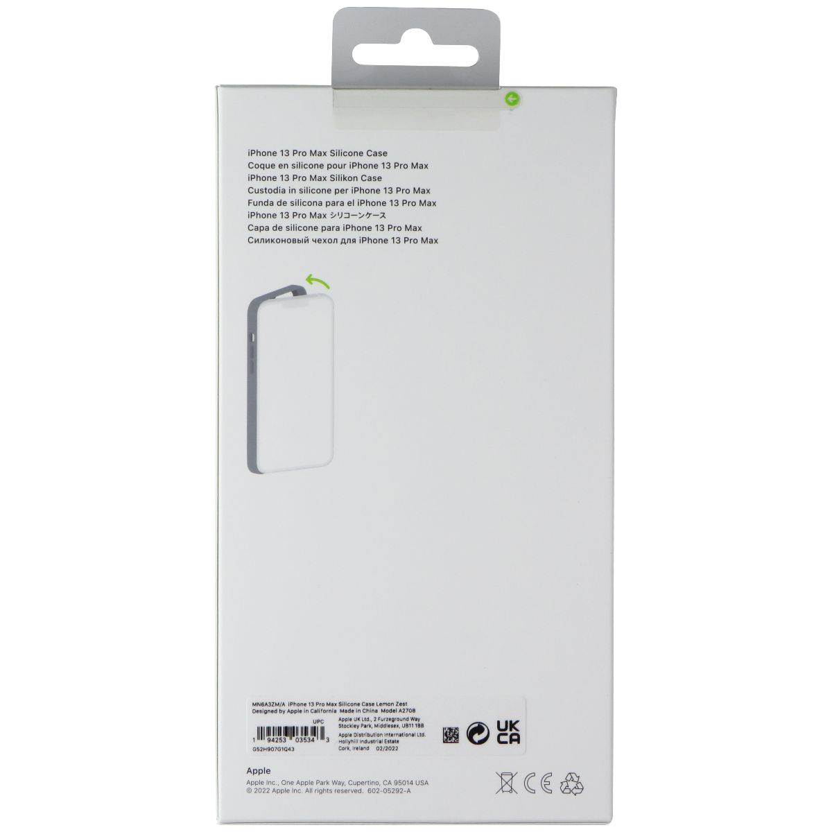 Apple Silicone Case for MagSafe for Apple iPhone 13 Pro Max - Lemon Zest Cell Phone - Cases, Covers & Skins Apple - Simple Cell Bulk Wholesale Pricing - USA Seller