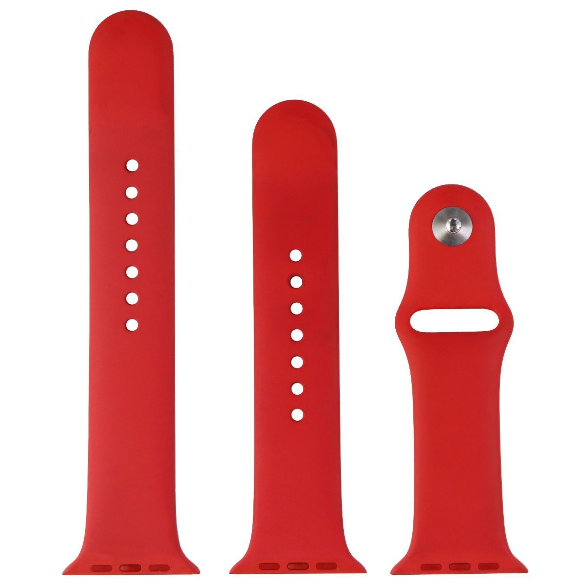 Apple (40mm) Sport Band for Apple Watch 38/40/41mm - Product RED/Full Set Smart Watch Accessories - Watch Bands Apple - Simple Cell Bulk Wholesale Pricing - USA Seller