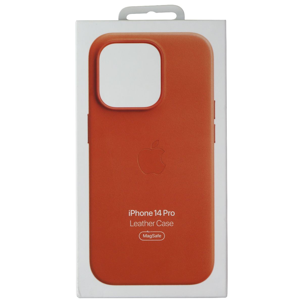 Apple Official Leather Case for MagSafe for iPhone 14 Pro - Orange Cell Phone - Cases, Covers & Skins Apple - Simple Cell Bulk Wholesale Pricing - USA Seller