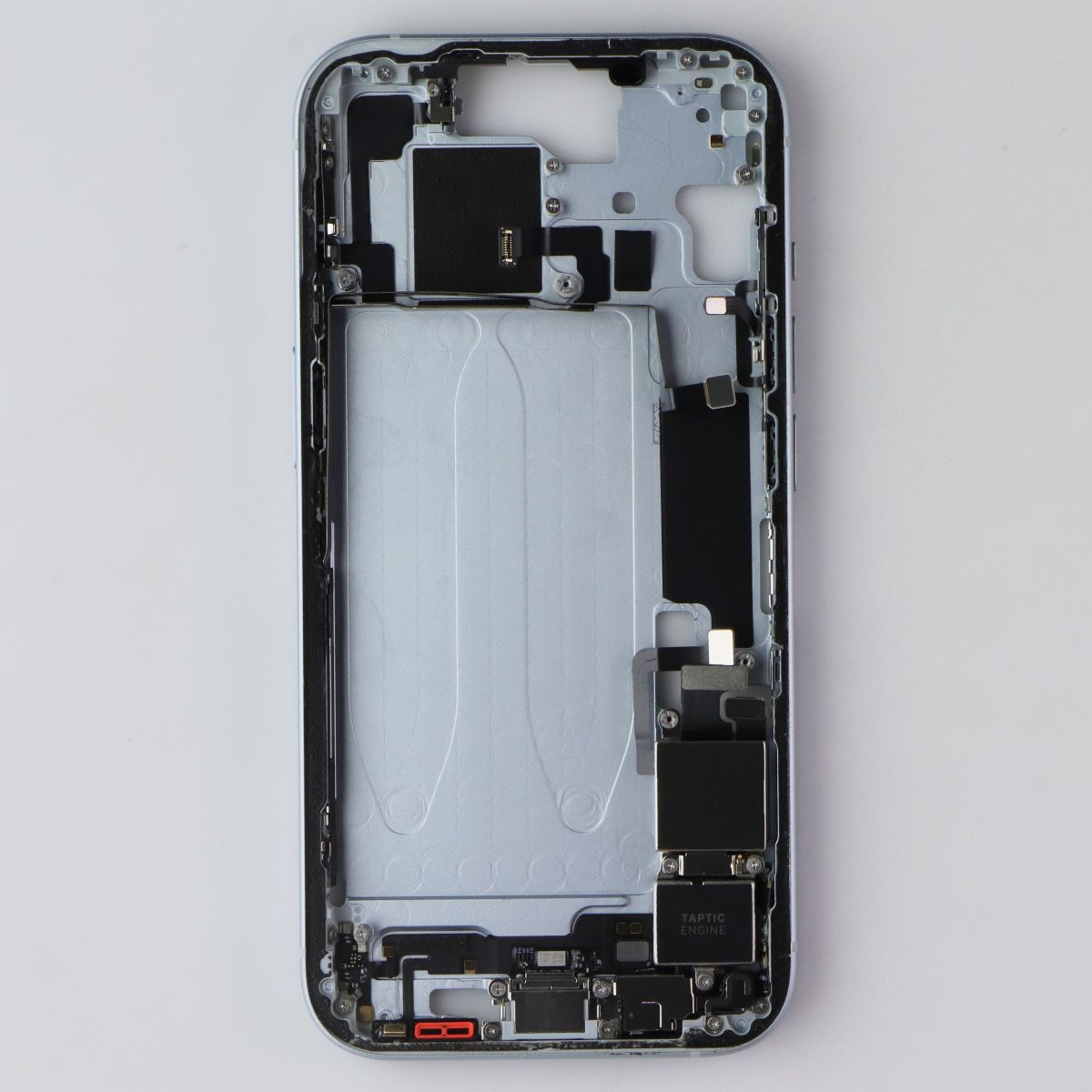 Repair Part - OEM Pull Housing Frame with Small Parts for Apple iPhone 15 - Blue Cell Phone - Replacement Parts & Tools Apple - Simple Cell Bulk Wholesale Pricing - USA Seller