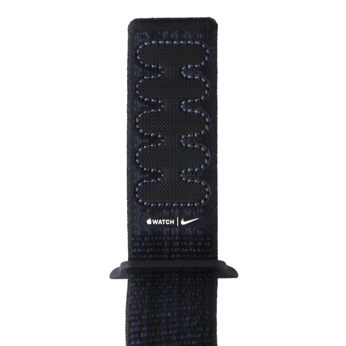 Apple Nike Sport Loop Watch Band - (45MM) - ONE SIZE - Black/Blue Smart Watch Accessories - Watch Bands Apple - Simple Cell Bulk Wholesale Pricing - USA Seller