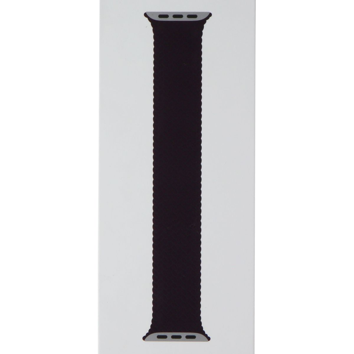Apple 45mm Braided Solo Loop for Apple Watch 49/46/45/44mm - Dark Cherry/Size 7 Smart Watch Accessories - Watch Bands Apple - Simple Cell Bulk Wholesale Pricing - USA Seller