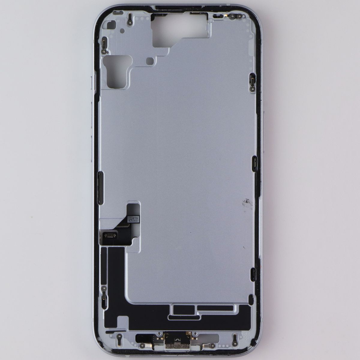 Repair Part - Mid Frame w/Small Parts for Apple iPhone 15 (Blue) *NO VOLUME FLEX Cell Phone - Replacement Parts & Tools Apple - Simple Cell Bulk Wholesale Pricing - USA Seller