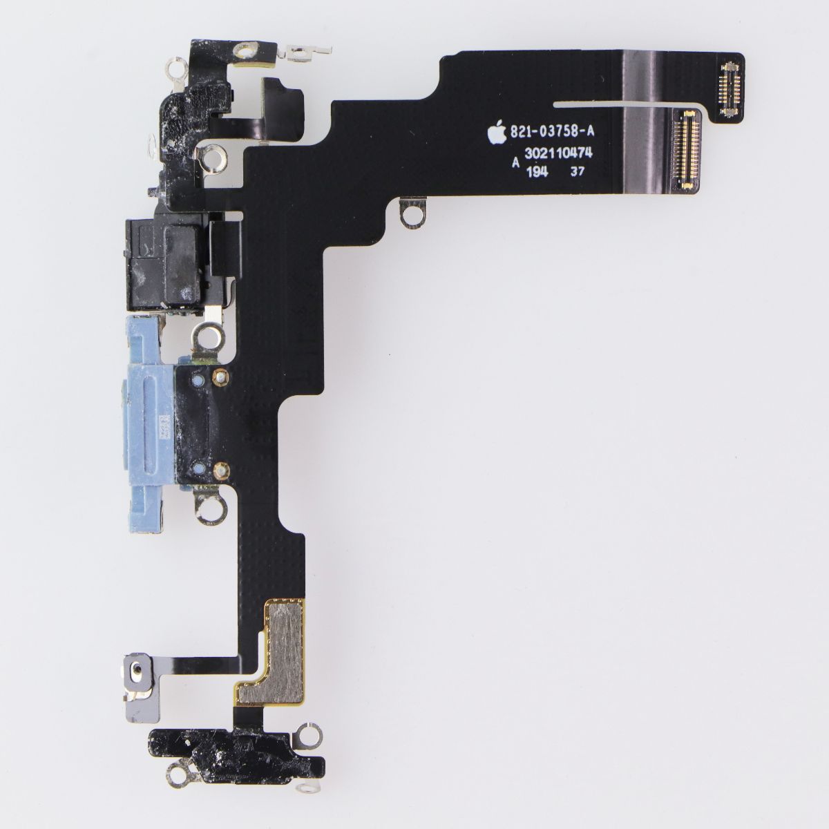 Repair Part - OEM Pull Charge Port Flex for Apple iPhone 14- Blue Cell Phone - Replacement Parts & Tools Apple - Simple Cell Bulk Wholesale Pricing - USA Seller