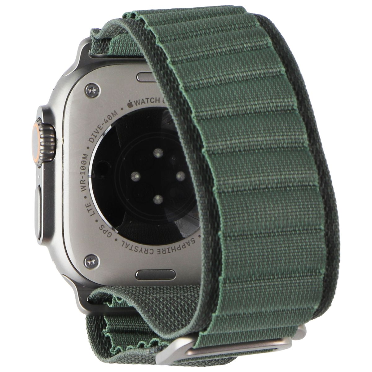 Apple Watch Ultra 49mm Titanium (A2622) GPS + LTE - Alpine Green Trail Loop (S) Smart Watches Apple - Simple Cell Bulk Wholesale Pricing - USA Seller