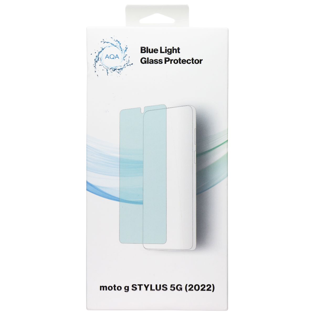 AQA Blue Light Glass Protector for moto g STYLUS 5G (2022) - Clear Cell Phone - Screen Protectors AQA - Simple Cell Bulk Wholesale Pricing - USA Seller