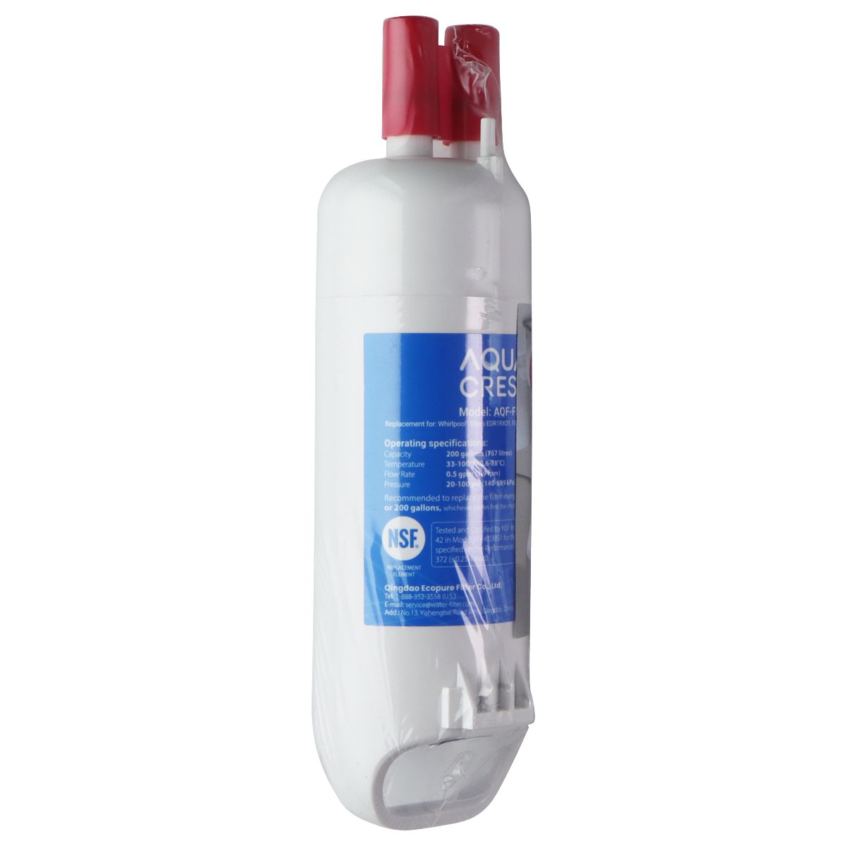 AQUA CREST AQF-FF38 Replacement Filter for W10295370A Refrigerators - 1 Filter Refrigerators & Freezers - Parts & Accessories AQUA CREST - Simple Cell Bulk Wholesale Pricing - USA Seller
