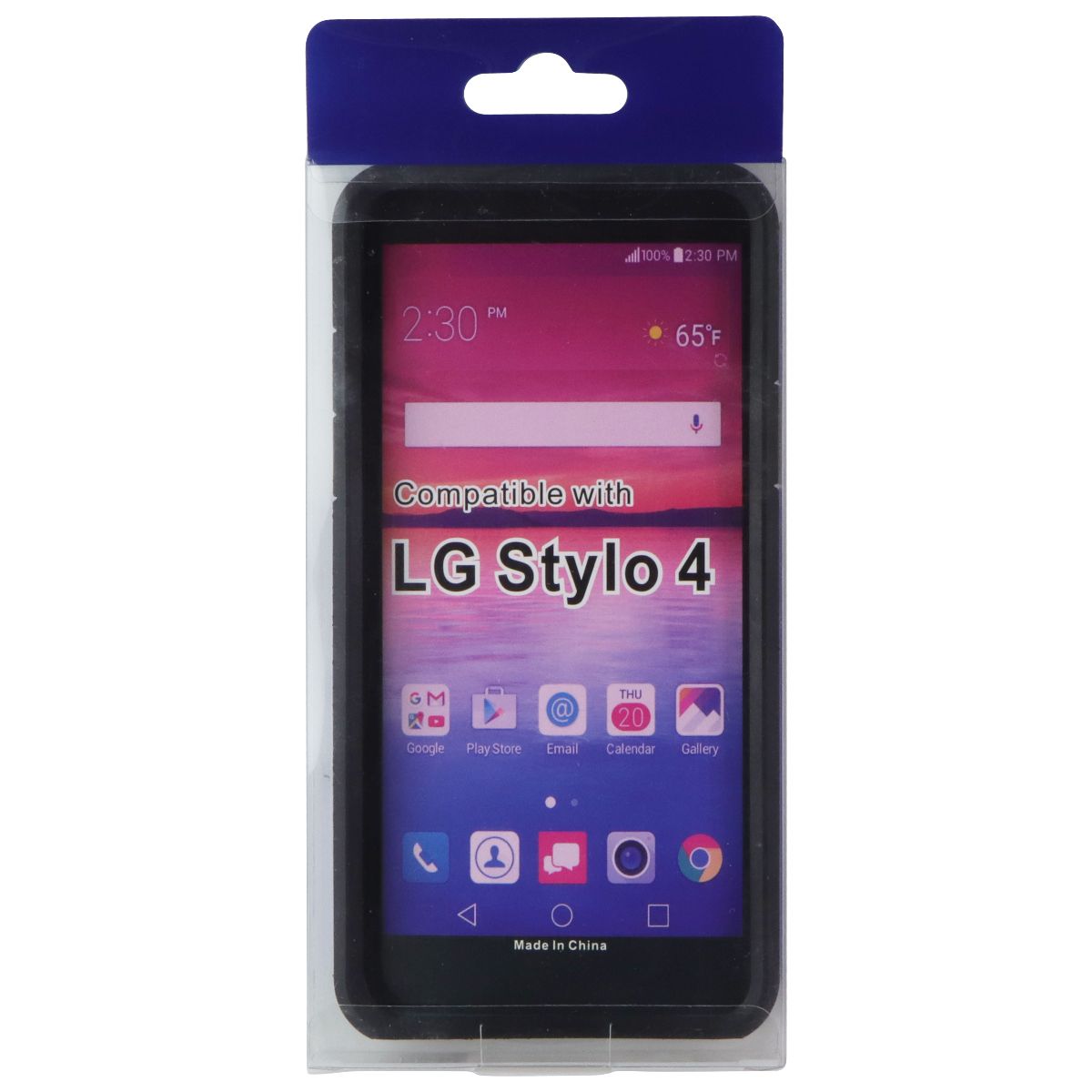ASMYNA Premium Dual Layer Case for LG Stylo 4 / Stylo 4 Plus - Blue/Black