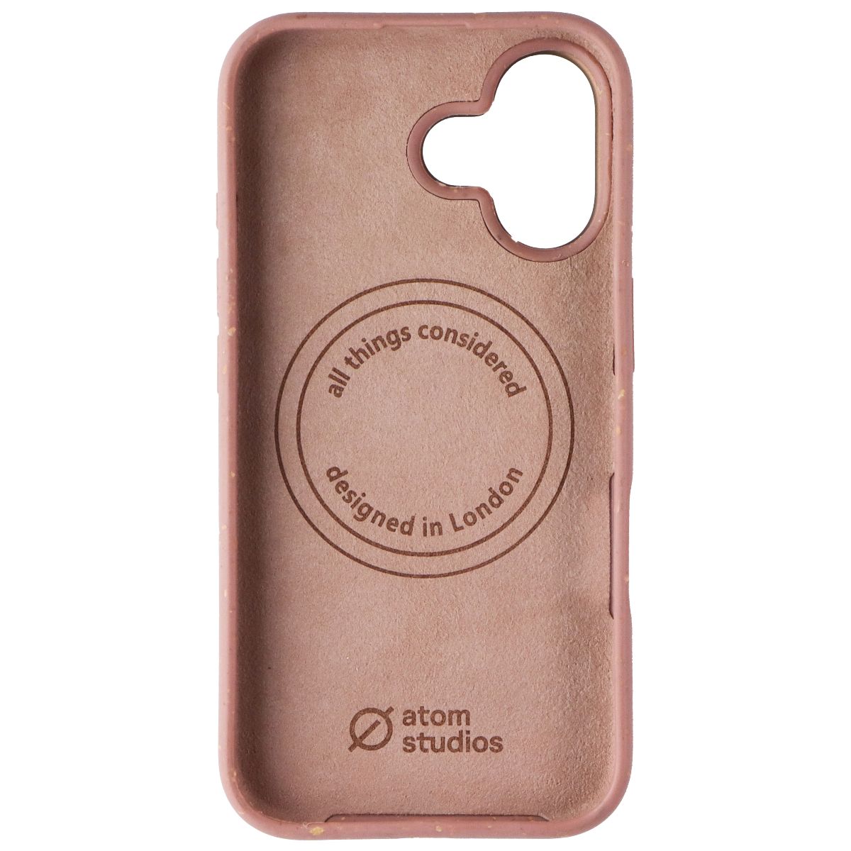 Atom Studios Split Wood Fiber Case for MagSafe for Apple iPhone 16 - Taupe Cell Phone - Cases, Covers & Skins Atom Studios - Simple Cell Bulk Wholesale Pricing - USA Seller