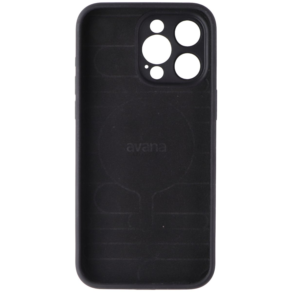 Avana Velvet Series Case for MagSafe for Apple iPhone 15 Pro Max - Black