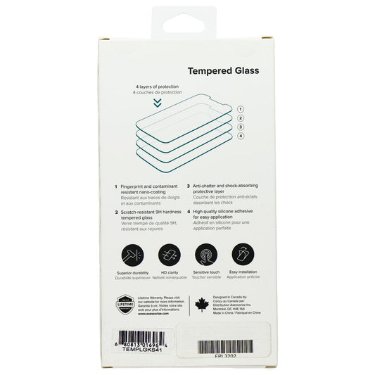 Axessorize Tempered Glass Screen Protector for LG K41S Cell Phone - Screen Protectors Axessorize - Simple Cell Bulk Wholesale Pricing - USA Seller