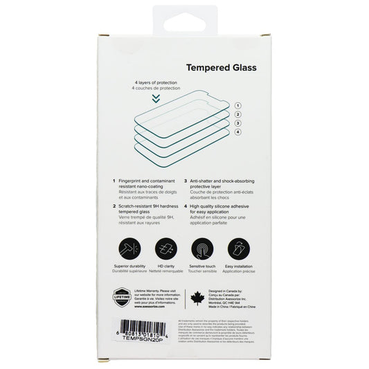 Axessorize Tempered Glass Screen Protector for Samsung Galaxy Note 20 Ultra Cell Phone - Screen Protectors Axessorize - Simple Cell Bulk Wholesale Pricing - USA Seller