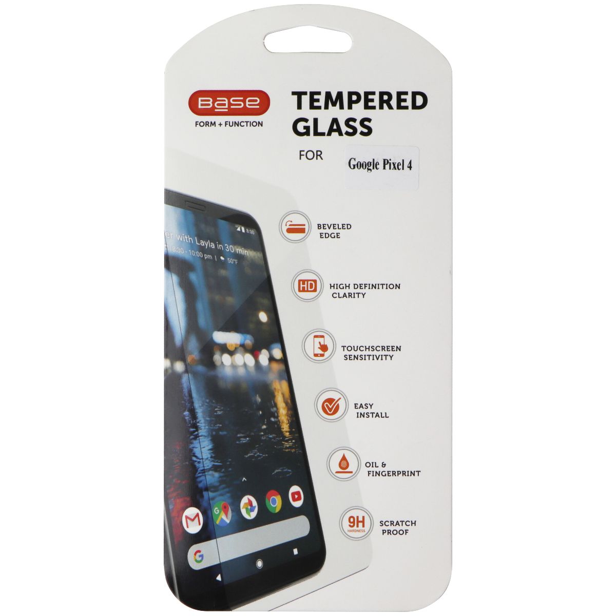 Base Tempered Glass for Google Pixel 4 - Clear Cell Phone - Screen Protectors Base - Simple Cell Bulk Wholesale Pricing - USA Seller