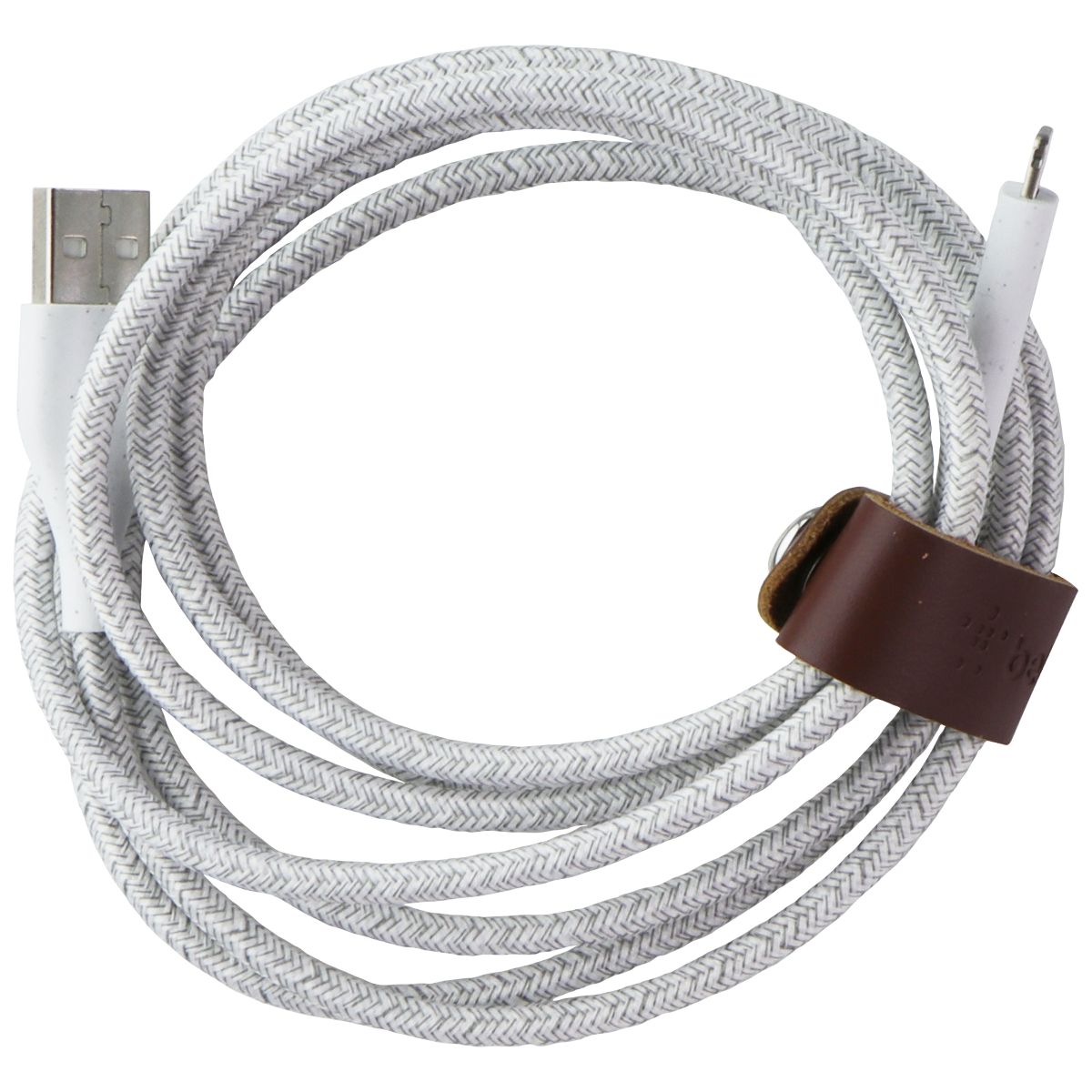 Belkin DuraTek Plus 6FT USB-A to Lightning 8-Pin Charge Cable - White Cell Phone - Cables & Adapters Belkin - Simple Cell Bulk Wholesale Pricing - USA Seller