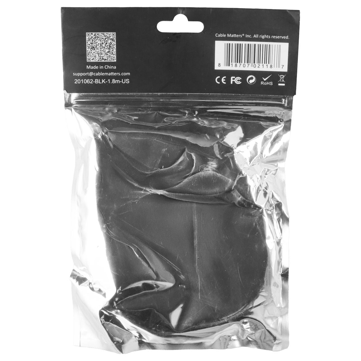 Cable Matters 6 Foot USB-C to HDMI Cable - Black Computer/Network - Monitor/AV Cables & Adapters Cable Matters - Simple Cell Bulk Wholesale Pricing - USA Seller