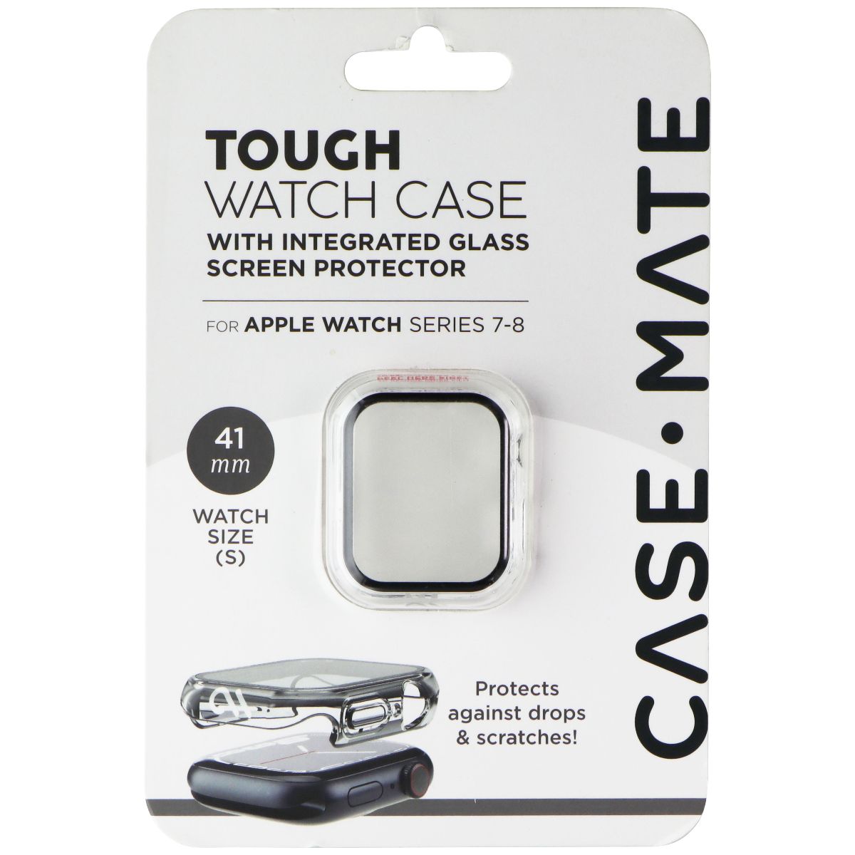 Case-Mate Tough Watch Case for Apple Watch Series 7-8 (41mm) Smart Watch Accessories - Screen Protectors Case-Mate - Simple Cell Bulk Wholesale Pricing - USA Seller