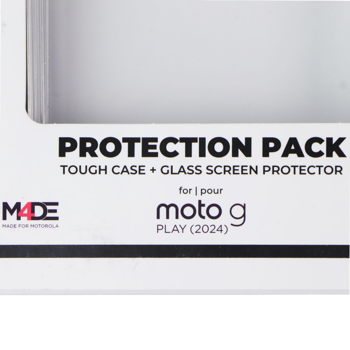 Case-Mate Protection Pack Case & Screen Protector for Moto G Play (2024) - Clear Cell Phone - Cases, Covers & Skins Case-Mate - Simple Cell Bulk Wholesale Pricing - USA Seller