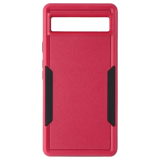 Case Brand Case for Google Pixel 6A - Red / Black Cell Phone - Cases, Covers & Skins Case - Simple Cell Bulk Wholesale Pricing - USA Seller