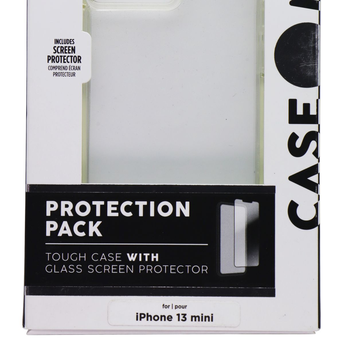 Case-Mate Tough Series Clear Case & Screen Protector for iPhone 13 Mini Cell Phone - Cases, Covers & Skins Case-Mate - Simple Cell Bulk Wholesale Pricing - USA Seller