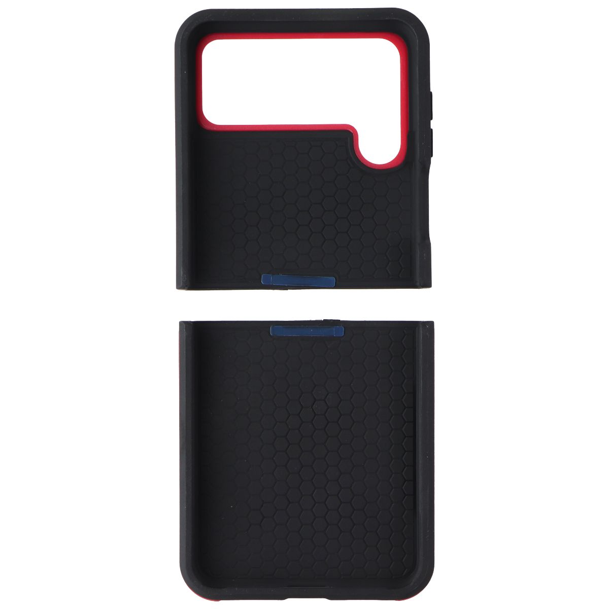 Case Brand Case for Samsung Galaxy Z Flip4 - Red / Black Cell Phone - Cases, Covers & Skins Case - Simple Cell Bulk Wholesale Pricing - USA Seller