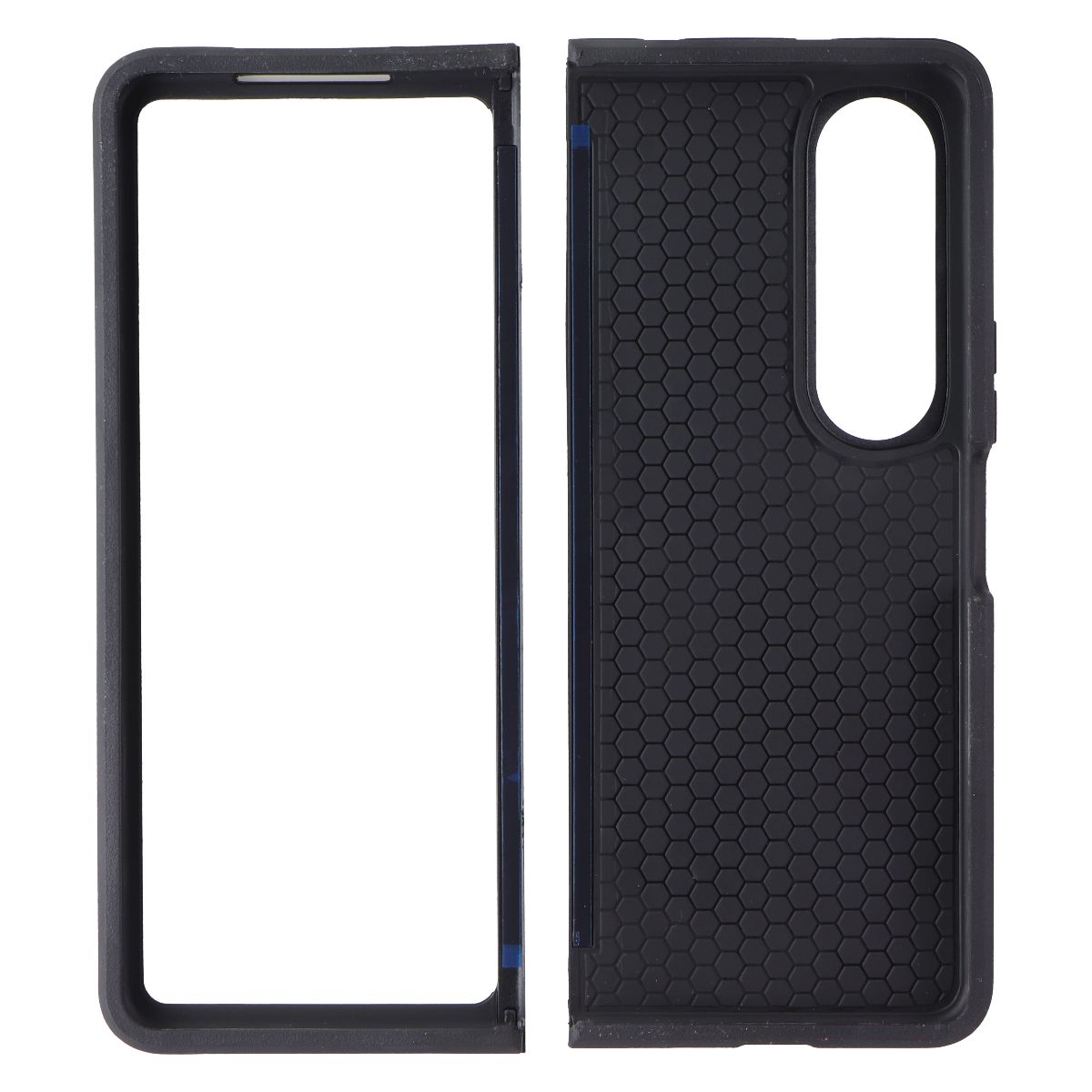 Case Brand Case for Samsung Galaxy Z Fold4 - Black Cell Phone - Cases, Covers & Skins Case - Simple Cell Bulk Wholesale Pricing - USA Seller