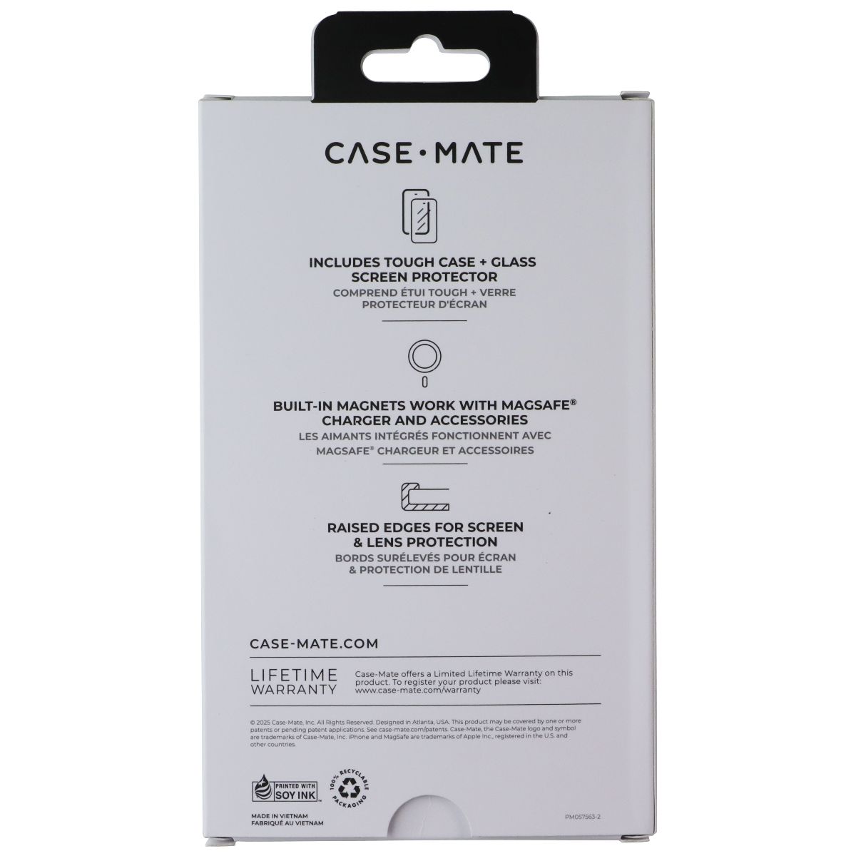 Case-Mate Tough Case for MagSafe w/ Screen Protector for Apple iPhone 17 - Clear
