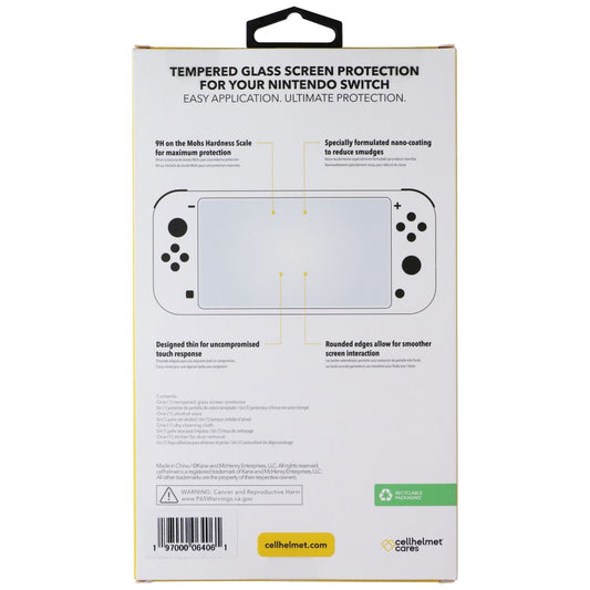 CellHelmet Tempered Glass for Nintendo Switch Lite - Clear Gaming/Console - Screen Protectors CellHelmet - Simple Cell Bulk Wholesale Pricing - USA Seller