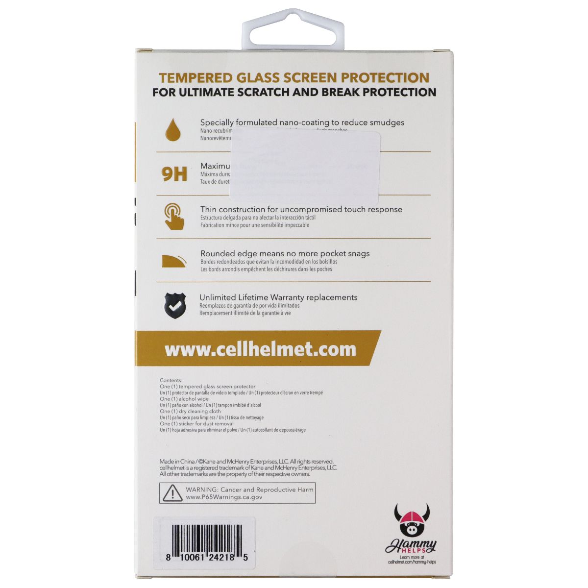 Cellhelmet Glass Clear Tempered Glass for Motorola Moto G Power 2021