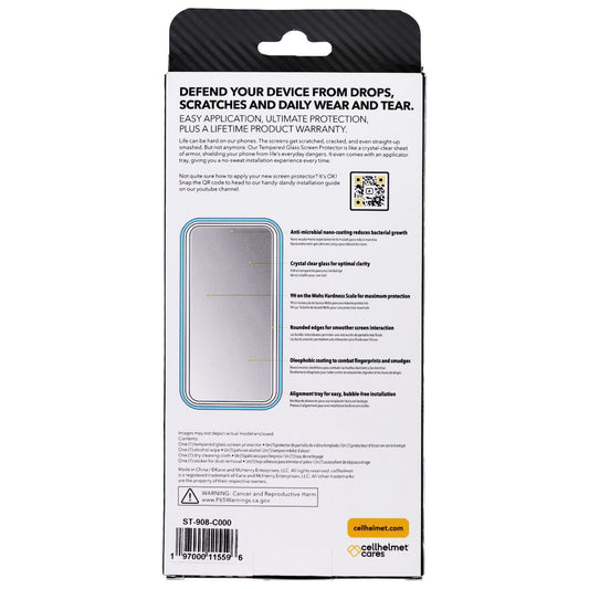 CellHelmet Tempered Glass Screen Protector for Google Pixel 10 Pro XL & 9 Pro XL Cell Phone - Cases, Covers & Skins CellHelmet - Simple Cell Bulk Wholesale Pricing - USA Seller