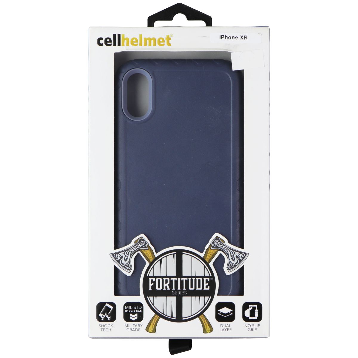 CellHelmet Fortitude Series Case for Apple iPhone XR - Slate Blue Cell Phone - Cases, Covers & Skins CellHelmet - Simple Cell Bulk Wholesale Pricing - USA Seller