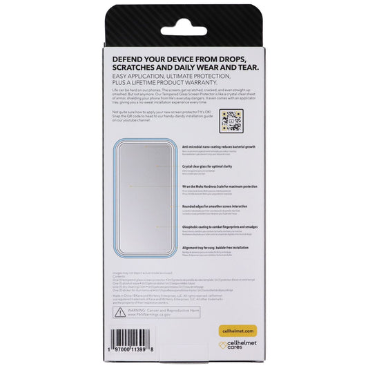 CellHelmet Tempered Glass Screen Protector w/Align Tray for Google Pixel 9a Cell Phone - Screen Protectors CellHelmet - Simple Cell Bulk Wholesale Pricing - USA Seller