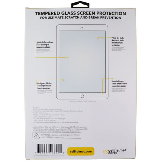 CellHelmet Tempered Glass for Samsung Galaxy Tab S9/S9 FE - Clear iPad/Tablet Accessories - Screen Protectors CellHelmet - Simple Cell Bulk Wholesale Pricing - USA Seller