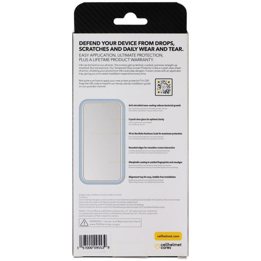 CellHelmet Tempered Glass Screen Protector for Apple iPhone 16 Plus Cell Phone - Screen Protectors CellHelmet - Simple Cell Bulk Wholesale Pricing - USA Seller