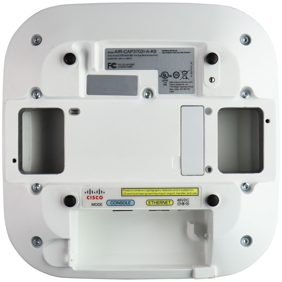 Cisco Aironet 3702I Wireless Access Point - White (AIR-CAP3702I-A-K9) Networking - Wireless Access Points Cisco - Simple Cell Bulk Wholesale Pricing - USA Seller