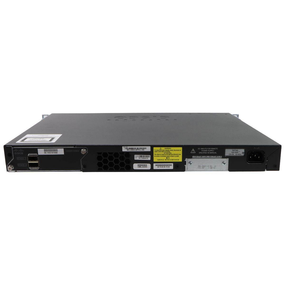 Cisco Catalyst (2960X-48LPD-L) 48 LAN Base Layer Rackmount Gigabit Switch Networking - Other Enterprise Networking Devices Cisco - Simple Cell Bulk Wholesale Pricing - USA Seller