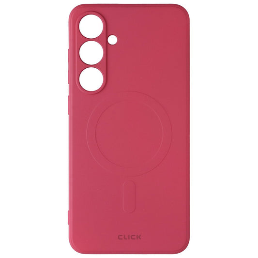 Click Slim Silicon Series Case for MagSafe for Samsung Galaxy S24 FE - Red Cell Phone - Cases, Covers & Skins Click - Simple Cell Bulk Wholesale Pricing - USA Seller
