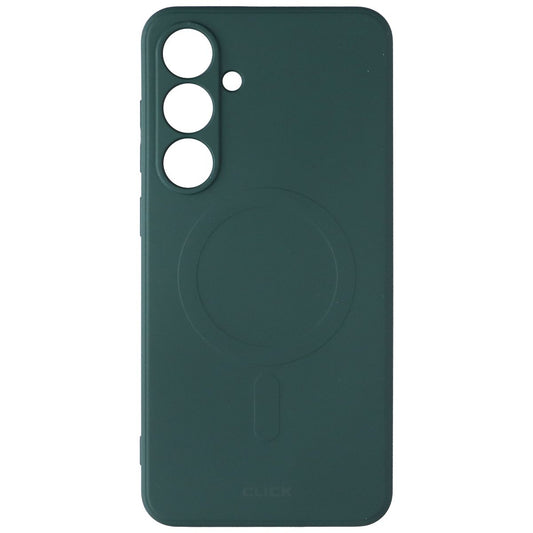 Click Slim Silicone Series Magnetic Case for Samsung Galaxy S24 FE - Green Cell Phone - Cases, Covers & Skins Click - Simple Cell Bulk Wholesale Pricing - USA Seller