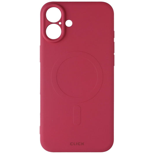Click Slim Silicone Series Case for MagSafe for Apple iPhone 16 Plus - Red