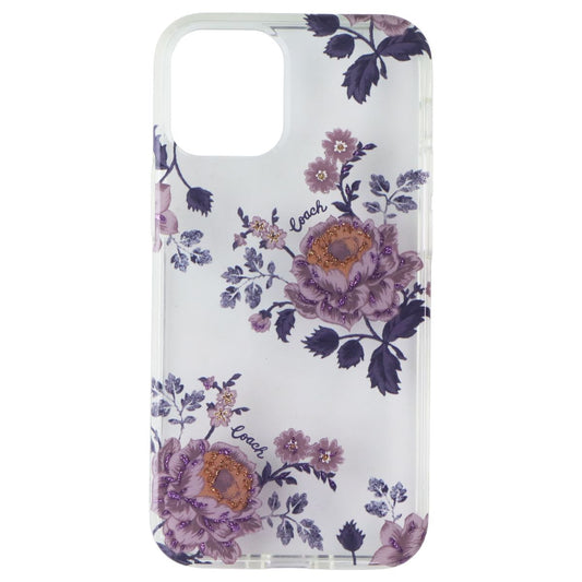 Coach Protective Hard Case for Apple iPhone 12 Mini - Moody Floral Clear Cell Phone - Cases, Covers & Skins Coach - Simple Cell Bulk Wholesale Pricing - USA Seller