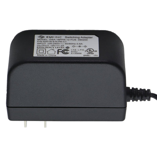 CUI INC Switching Adapter (9V/2A) Power Supply - (DSA-18PFR-12 FUS 090200) Multipurpose Batteries & Power - Multipurpose AC to DC Adapters CUI INC - Simple Cell Bulk Wholesale Pricing - USA Seller