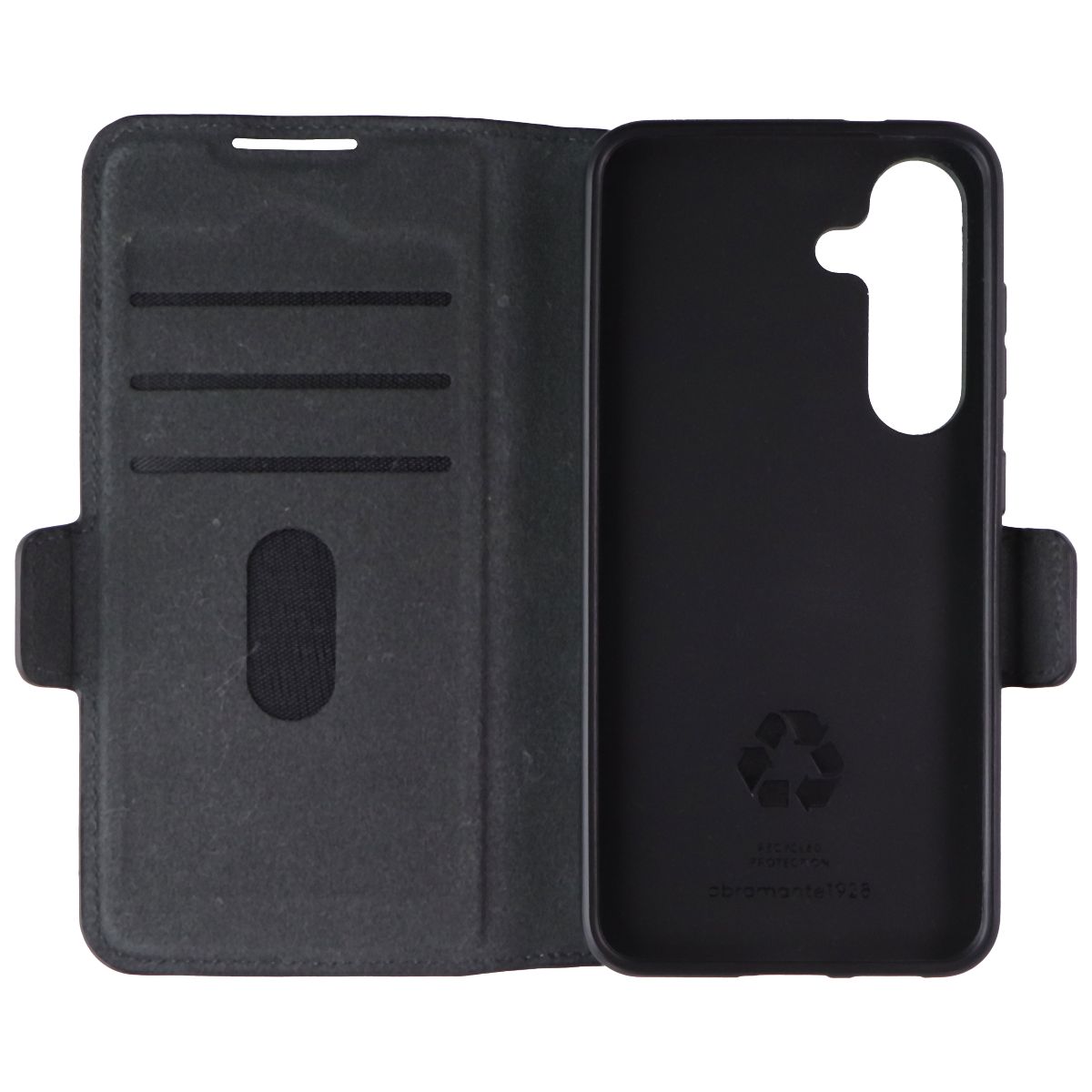 dbramante1928 Leather Folio Case for Samsung Galaxy S25 - Black Cell Phone - Cases, Covers & Skins dbramante1928 - Simple Cell Bulk Wholesale Pricing - USA Seller
