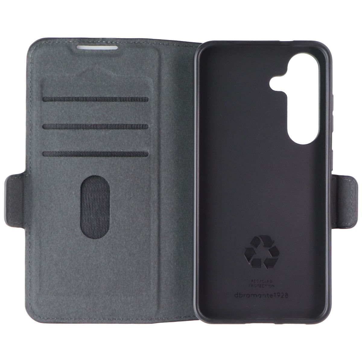 dbramante1928 Wallet Folio Case for Samsung Galaxy S25 - Black Leather Cell Phone - Cases, Covers & Skins dbramante1928 - Simple Cell Bulk Wholesale Pricing - USA Seller