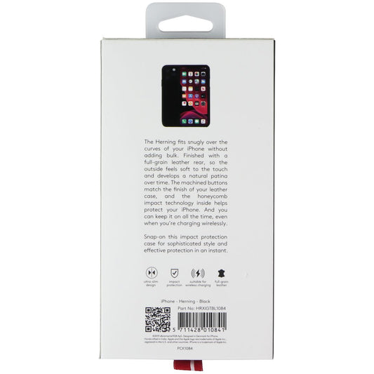 dbramante1928 Herning Snap-On Case for Apple iPhone 11 Pro - Black Leather