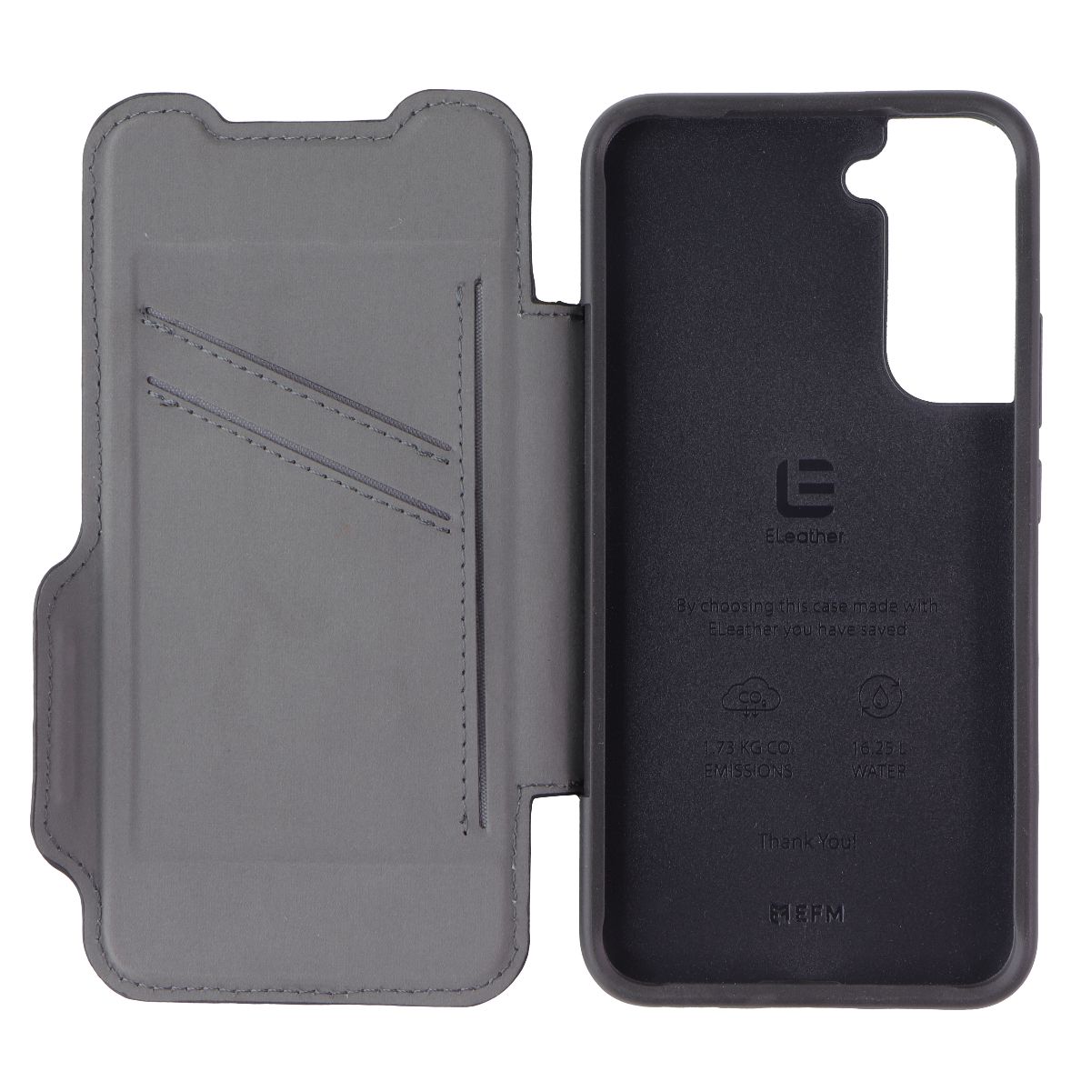 EFM Monaco Series Folio Case for Samsung Galaxy (S22+) - Black Cell Phone - Cases, Covers & Skins EFM - Simple Cell Bulk Wholesale Pricing - USA Seller